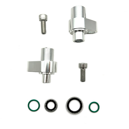 LS Swap AC Compressor Adapter Fittings For Denso 10S17F & 10S20F