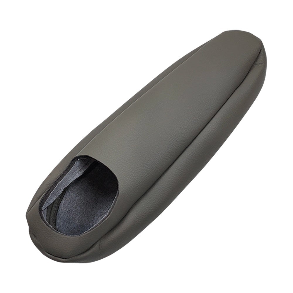 For 2003 - 2006 2007 Classic GMC Sierra Yukon Armrest Leather Cover Gray