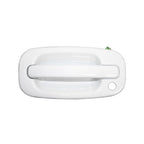 Front Exterior Olympic White Painted Door Handle Set Fit For 1999-2007 Silverado