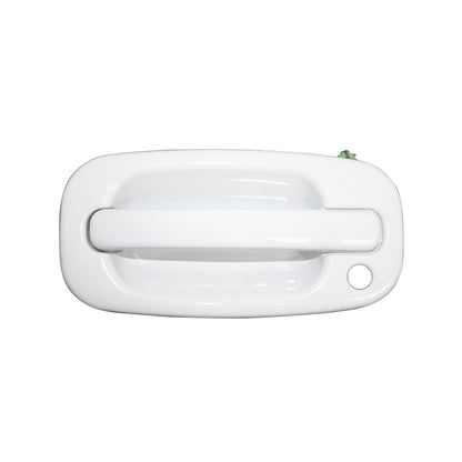 Front Exterior Olympic White Painted Door Handle Set Fit For 1999-2007 Silverado