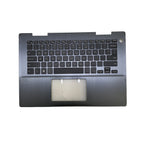 For Dell Inspiron 14 5481 5482 NOT MF Palmrest NO-Backlit Keyboard Gray 9VMHF US