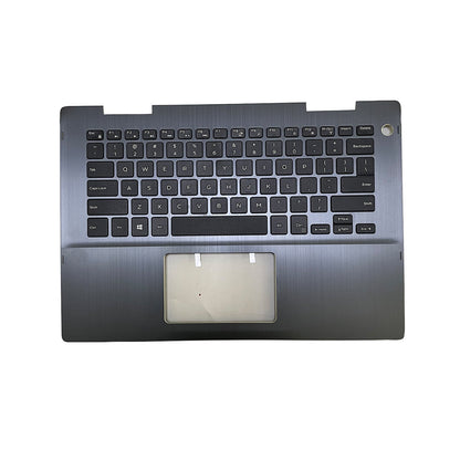 For Dell Inspiron 14 5481 5482 NOT MF Palmrest NO-Backlit Keyboard Gray 9VMHF US