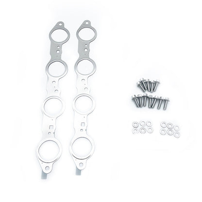For LS1 4.8 5.3 5.7 6.0 6.2L LS MLS Exhaust Manifold Header Gasket Pair W/Bolts