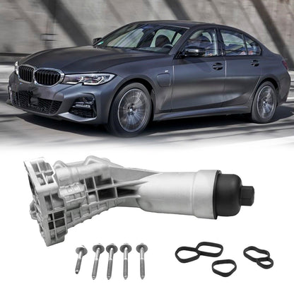 11428651710 Aluminum Engine Oil Cooler Filter Housing For BMW B48 230i 330 330e