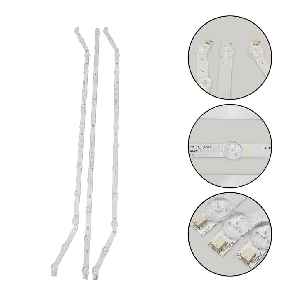 LED Strip for Samsung UE40h5303 D3GE-400SMA-R2 D3GE-400SMB-R2 BN96-28766A 28767A