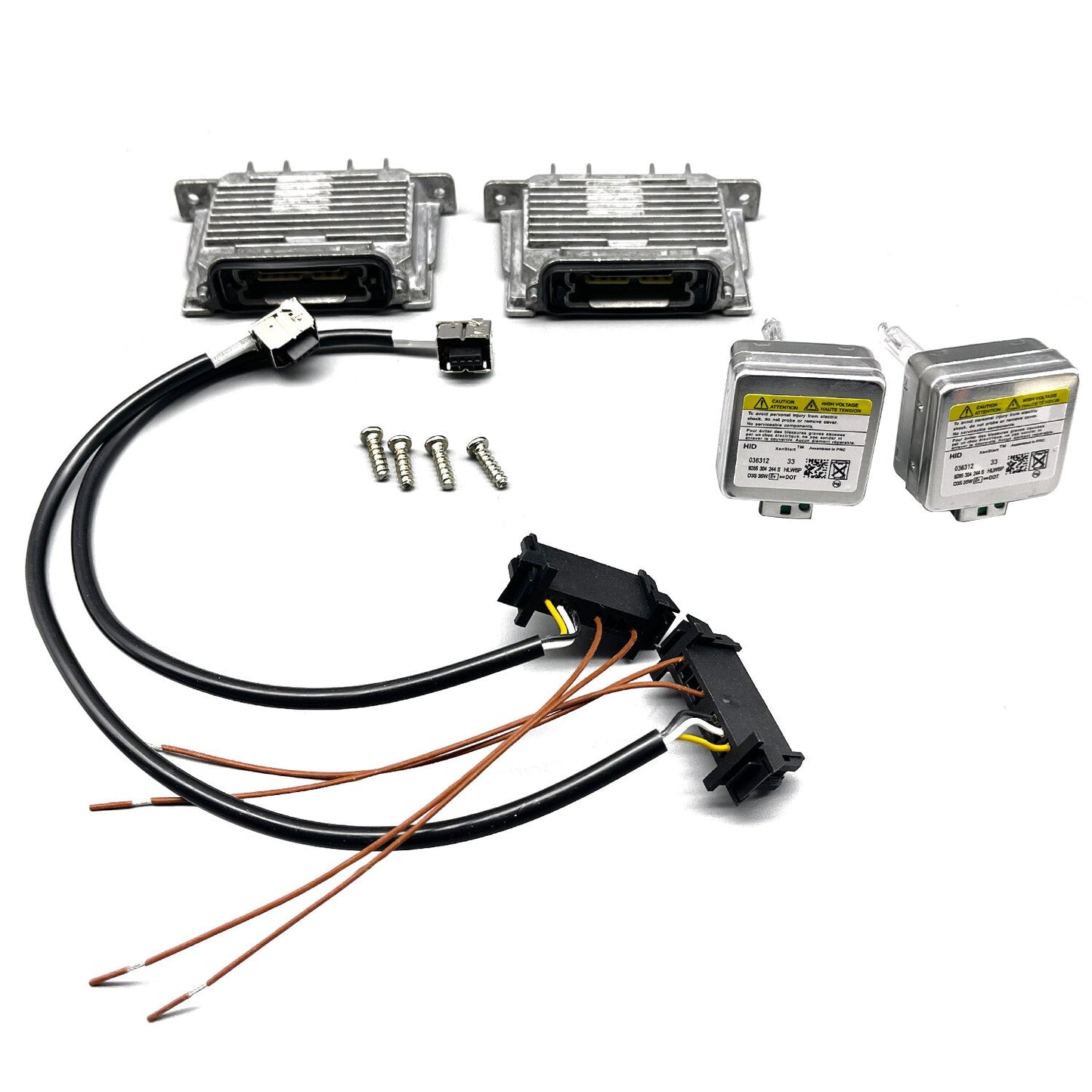 2x Xenon Ballast & D3S HID Bulb Control Unit For 2014-2017 Maserati Quattroporte