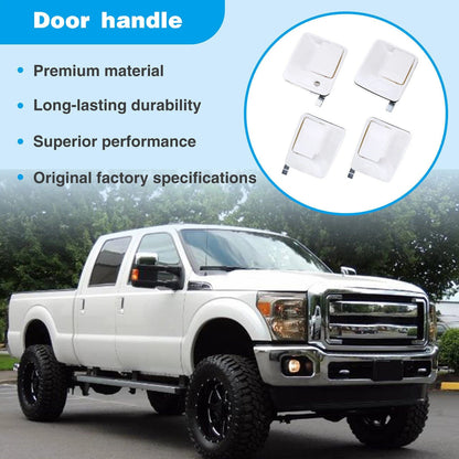 4× Front & Rear Outside Door Handle Fit For 1999-2016 Ford Super Duty F250 F350