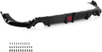 For 2016-21 Civic Sedan  Gloss Black DIffuser Kit W/ LED Light