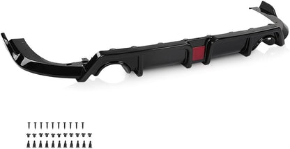 For 2016-21 Civic Sedan  Gloss Black DIffuser Kit W/ LED Light