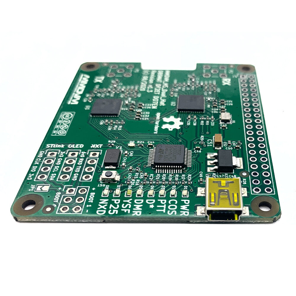 Duplex MMDVM Hotspot Support D-Star DMR YSF Pi+ OLED Revision 1.3 VHF ADF7021 US