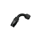 90 Degree 8AN Hose End Fitting for CPE Braided Fuel Oil Line Seal Aluminum Black