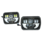Headlamp Projector Kit High/Low Sealed Beam w/DRL Super Bright 12000lm