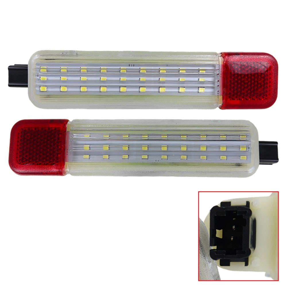 Pair LED Door Courtesy Light For Hummer H2 2008 Luxury Sport Utility 4-Door
