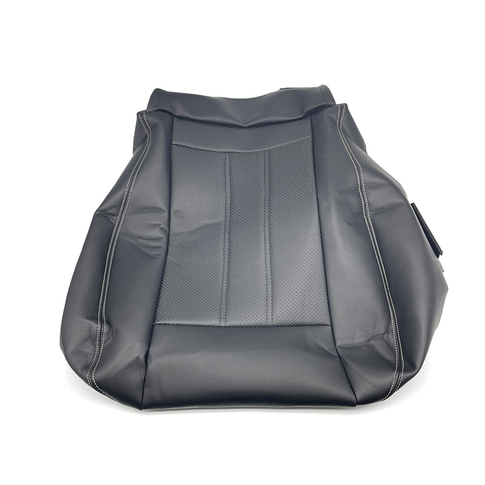 Town & Country Driver Bottom Seat Cover Black White Seam For 2011-2016 Chrysler