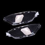A Pair Left&Right Headlight Headlamp Lens Cover For BMW 3-Series F30 F35 2016-18