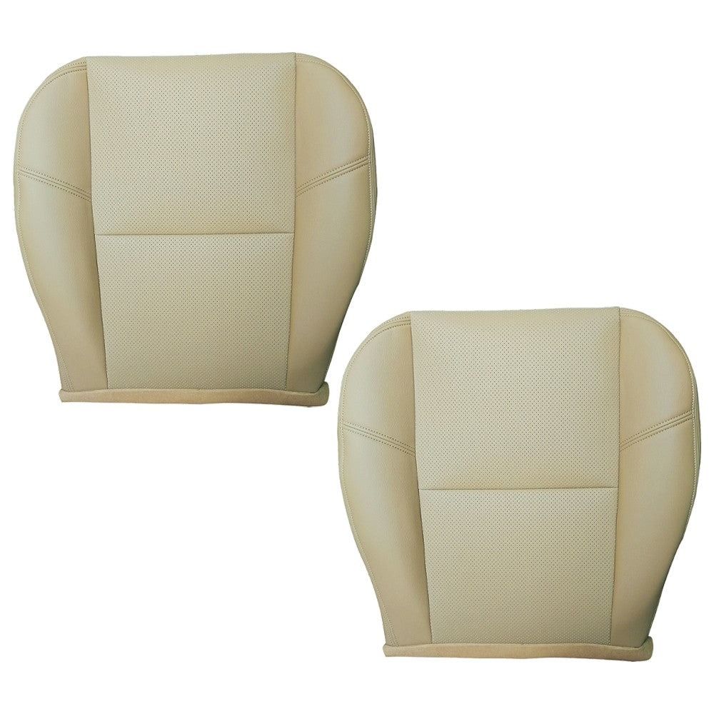 Driver $ Passenger Seat Bottom Leather Covers For 2007 - 2014 Cadillac Escalade