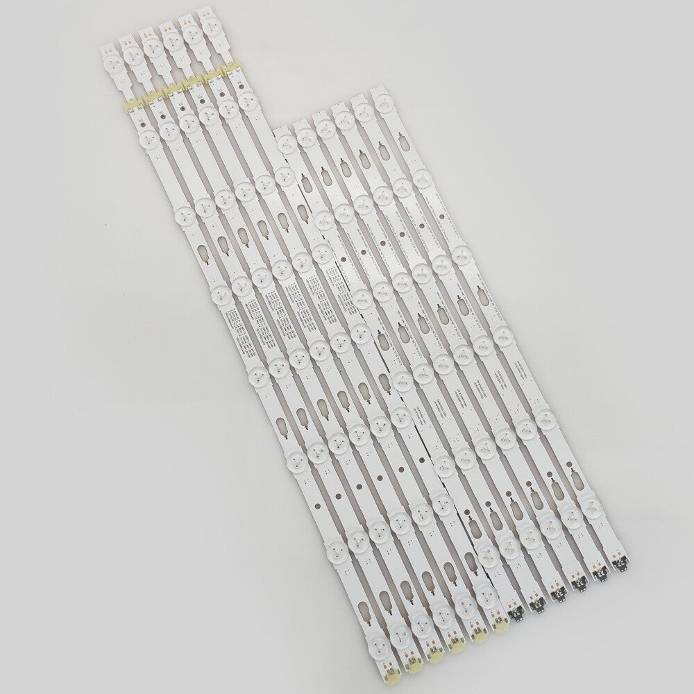 LED strip(12)for Samsung UE55MU6175 UE55MU6272 UE55KU6099U UE55KU6179 UE55JU6742