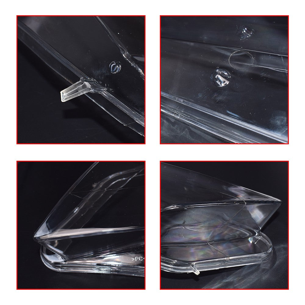 For BMW Z4 E89 2009-2016 Left & Right Headlamp Headlight Lens Cover Clear