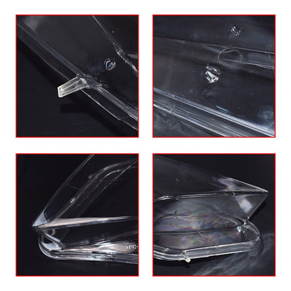 For BMW Z4 E89 2009-2016 Left & Right Headlamp Headlight Lens Cover Clear