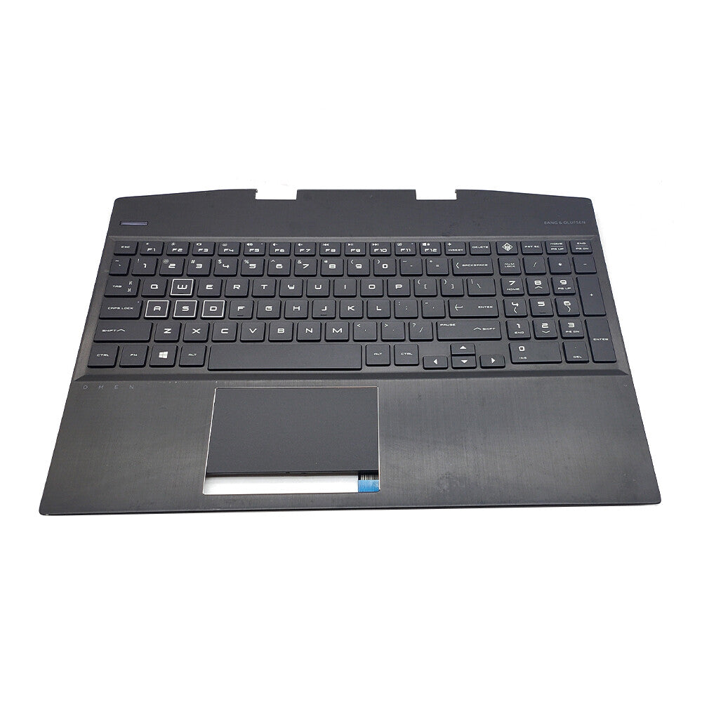 New Palmrest For HP Omen 15-DH Keyboard RGB Backlit Touchpad AM2JZ000430 15.6in