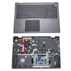 New Gray Palmrest Backlit Keyboard Touchpad For Dell Vostro 15 5510 5515 0JVYYX