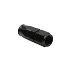 Straight Swivel 12AN Hose End Fitting CPE Braided Fuel Oil Line Aluminum Black
