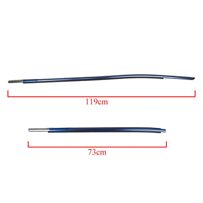 4PCS Door Belt Molding Chrome Trim Left+Right For 2018-2021 Toyota Camry US