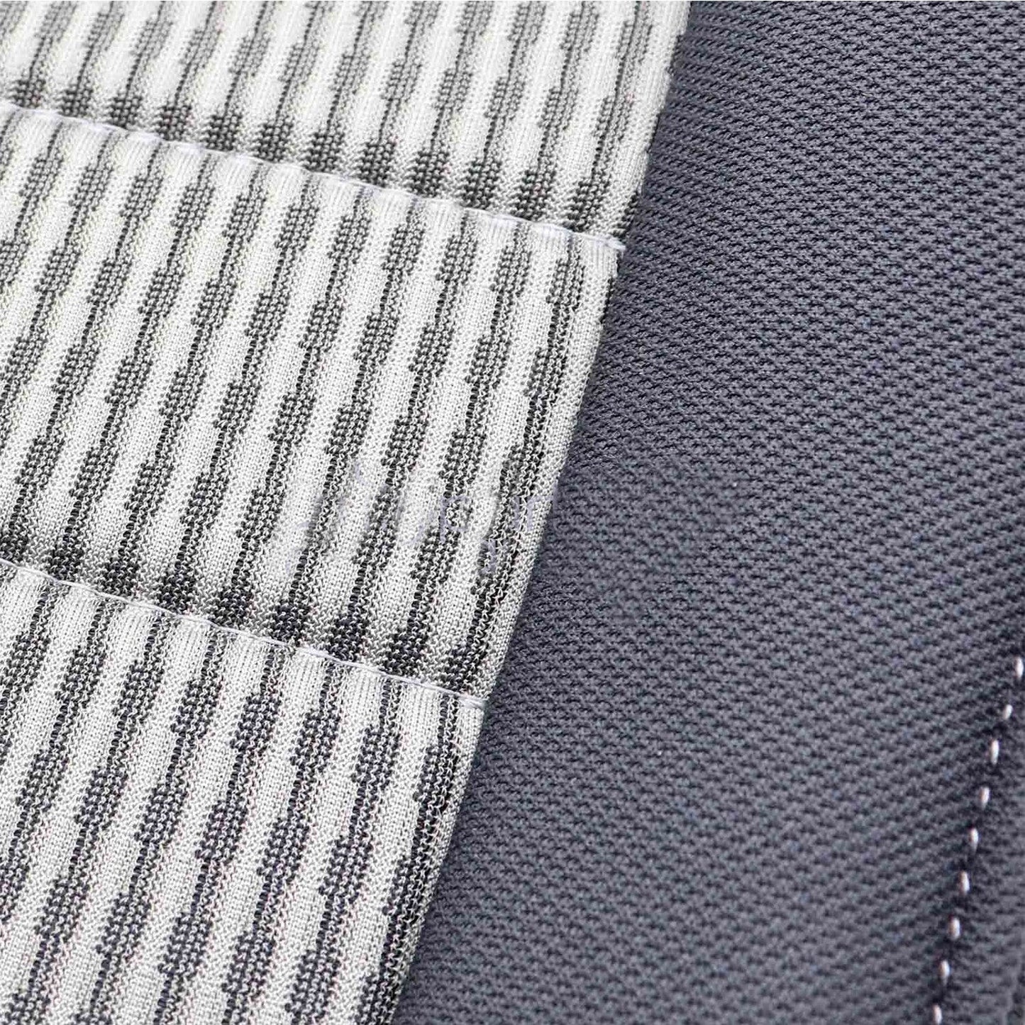 Driver Bottom & Top Cloth Seat Cover Gray For 2009-2012 Dodge Ram 1500 2500 3500