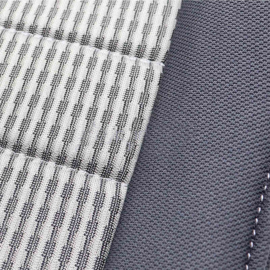 Driver Bottom & Top Cloth Seat Cover Gray For 2009-2012 Dodge Ram 1500 2500 3500