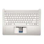 Silver Palmrest Keyboard For HP 14-DQ 14-FQ0110WM 14s-dq 14s-fq 14-FQ L88200-001