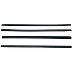 4PCS Weatherstrip Window Moulding Trim Seal Belt For Honda Civic Sedan 2016-2021