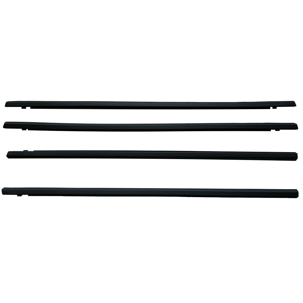 4PCS Weatherstrip Window Moulding Trim Seal Belt For Honda Civic Sedan 2016-2021