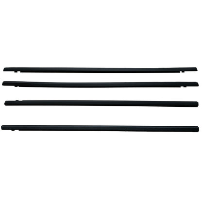 4PCS Weatherstrip Window Moulding Trim Seal Belt For Honda Civic Sedan 2016-2021