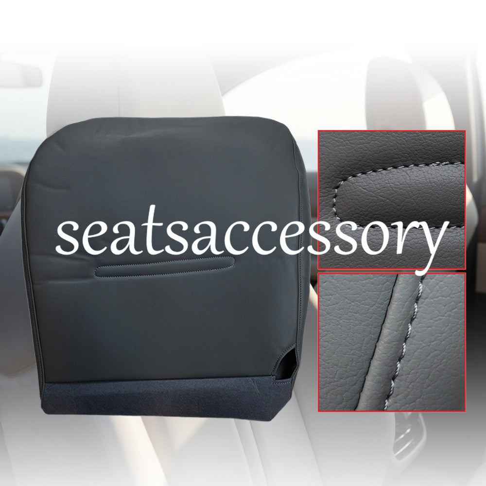 For Ford F250 F350 F450 XL Super Duty 2001 - 2007 Driver Bottom Seat Cover Gray