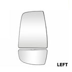 Mirror Glass Upper Lower Driver Side Left for Ford Transit 150 2021 Base Crew