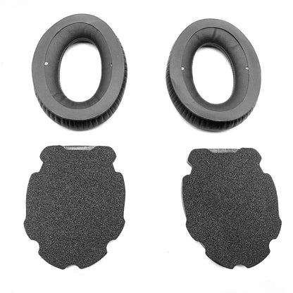 New For Aviation Headset X A10 A20 Bose Headphones 1Pair Black Ear Pads Cushions
