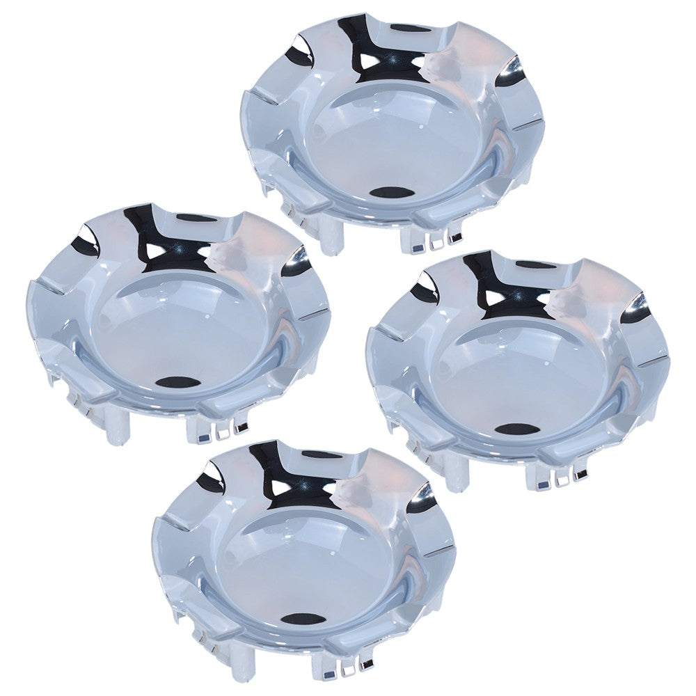 New Chrome ABS Center Caps 4PCS for Chevy Suburban 2007-2014 for 7.2" Diameter