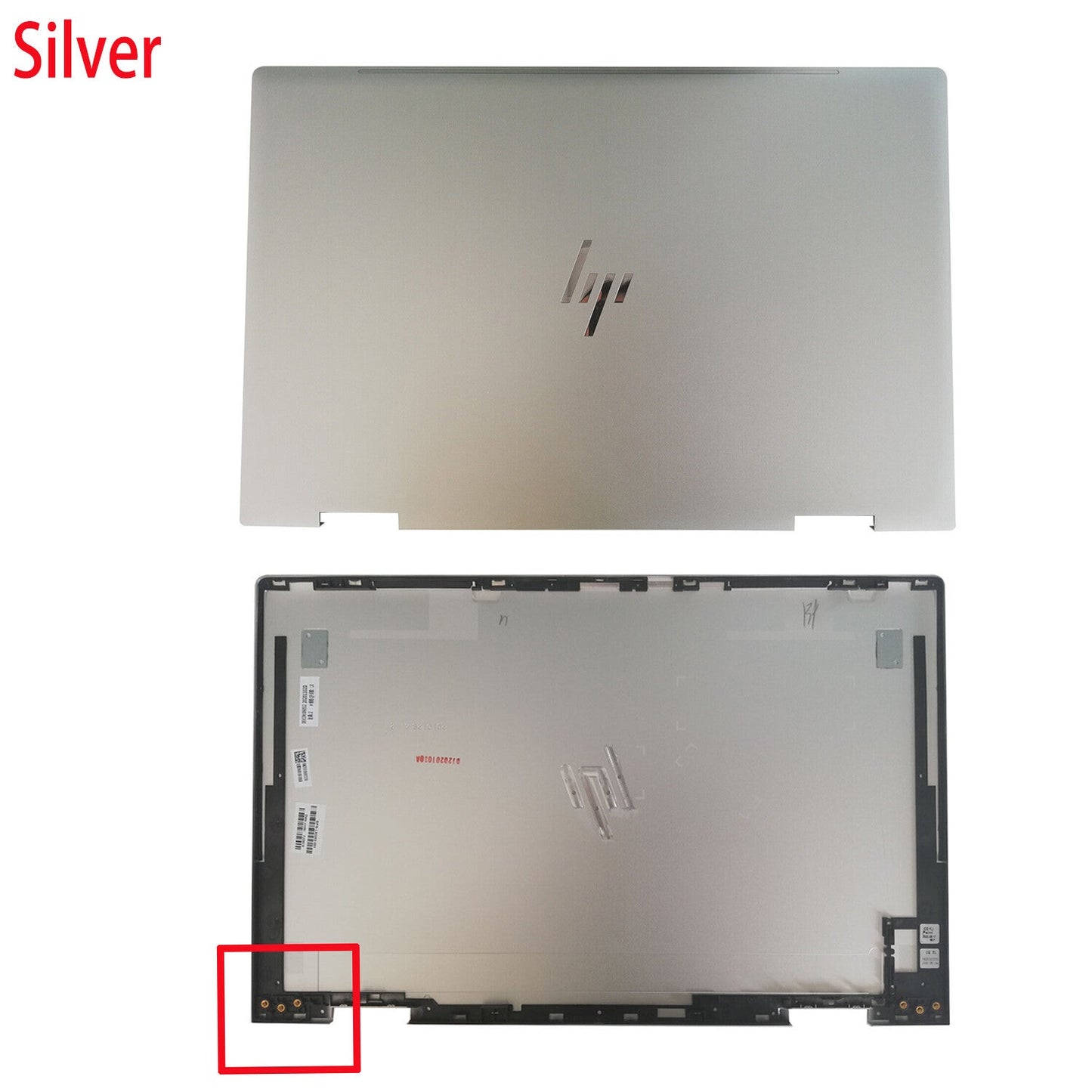 LCD Back Cover For HP Envy 15-ED 15M-ED 15m-ed0013dx Silver Rear Lid L93203-001