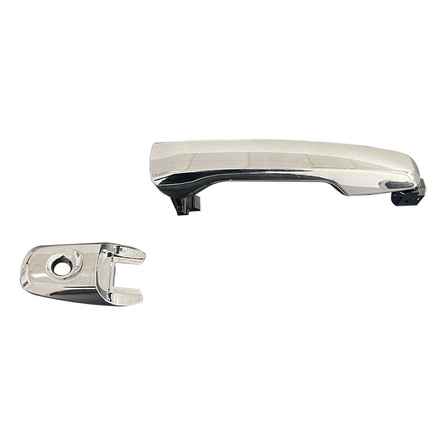 Front Left Exterior Door Handle For 2011-2017 Ford Explorer Chrome with Key Hole