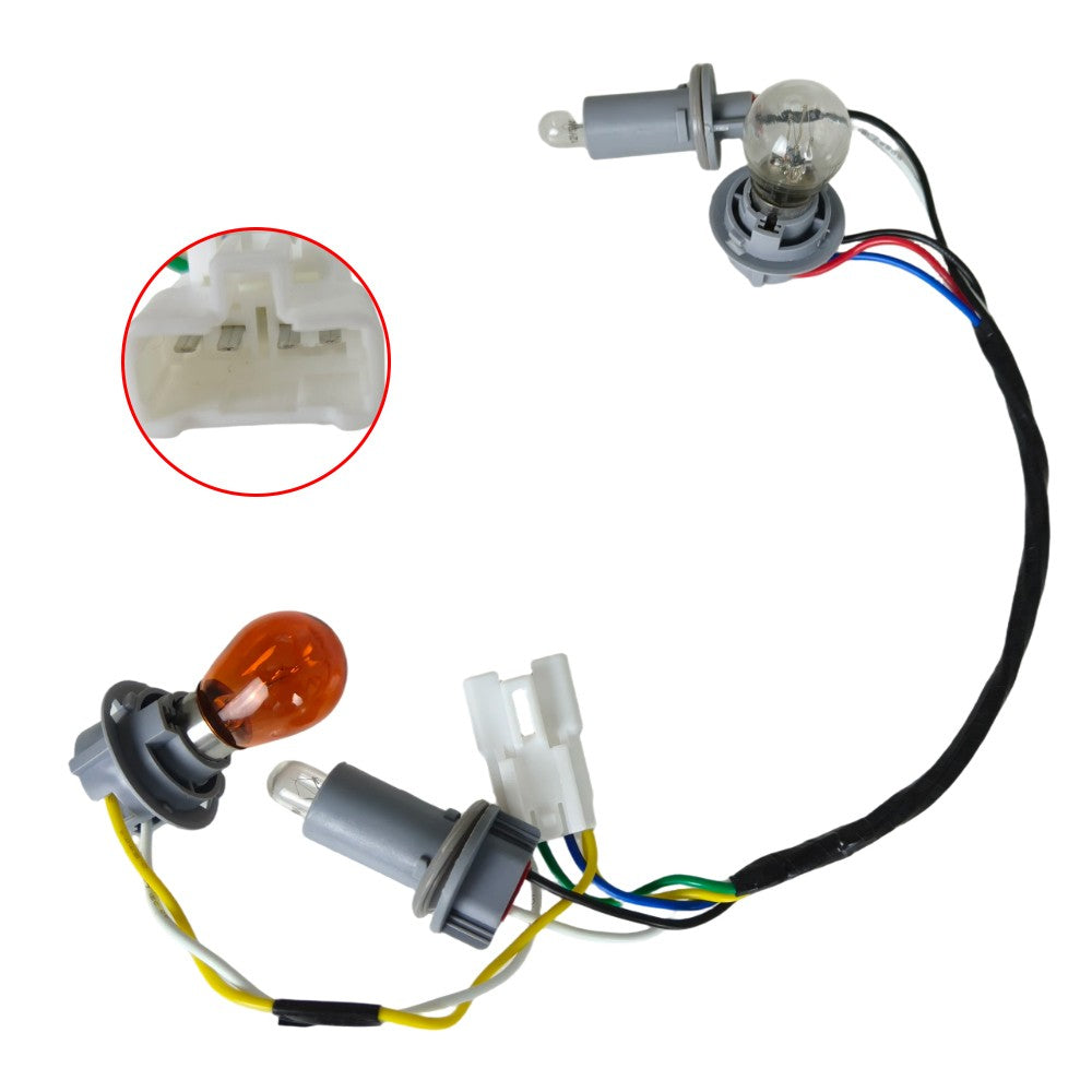 For 11-14 Hyundai Sonata 2.0L 2.4L Rear Tail Light Socket Harness W/4 light bulb