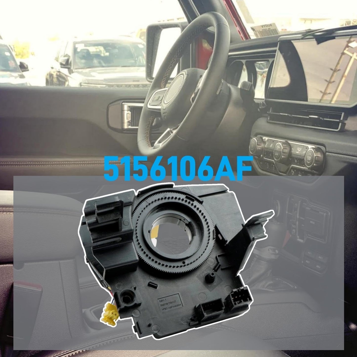 5156106AF Single Spiral Cable Without Angle Sensor for Chrysler Dodge Avenger