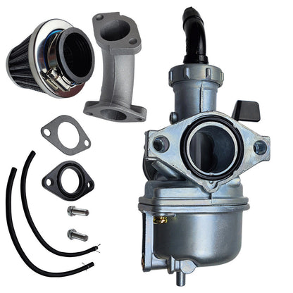 For Honda CRF70F 2005 125cc PZ22 22mm Carb Carburetor Intake Pipe Air Filter