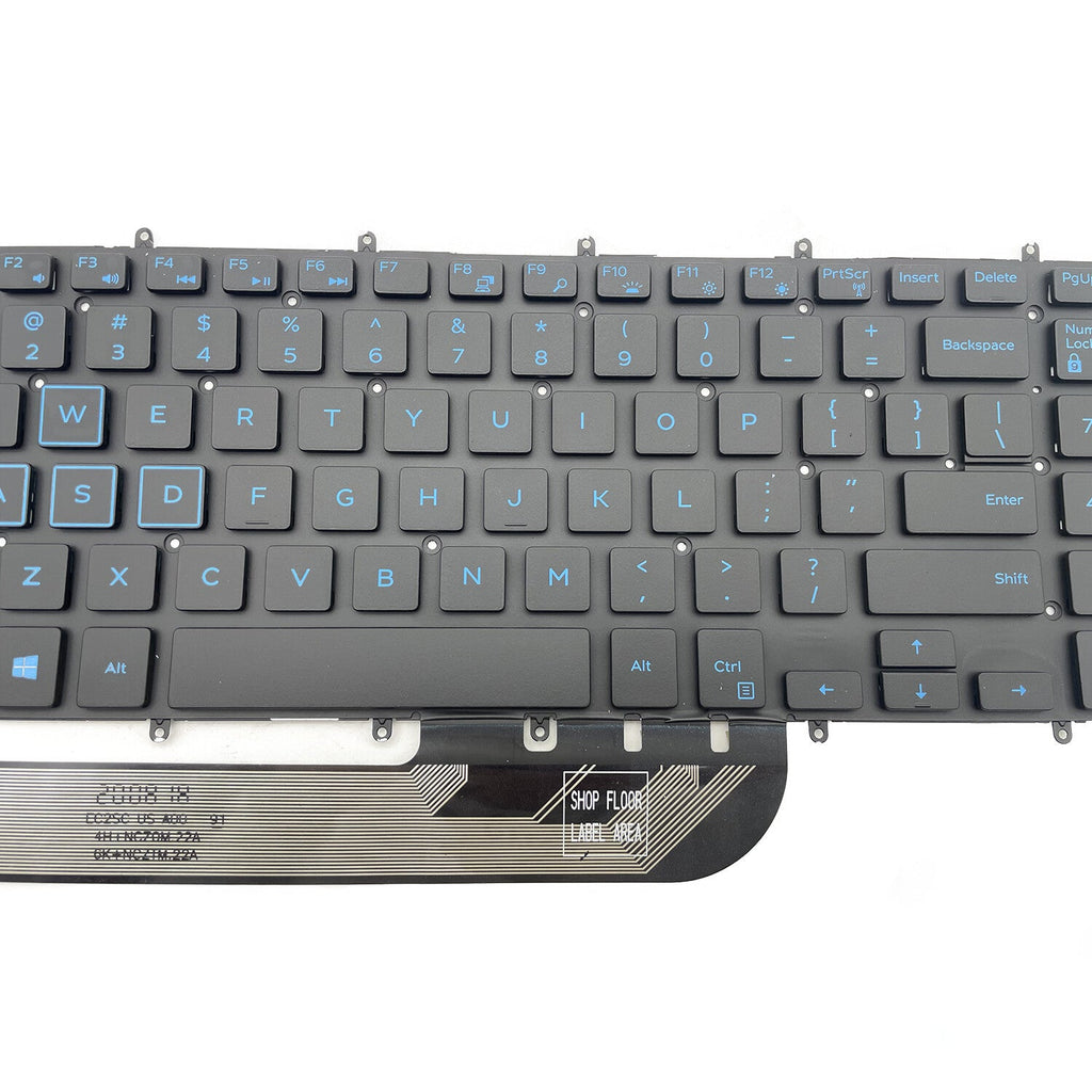 New For DELL G7 7588 7590 7790 G7 15 7588 Keyboard w/Blue Backlit M6JTP Black