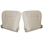 Leather Bottom Seat Cover Tan For 2007-14 Ford Expedition Driver & Passenger New