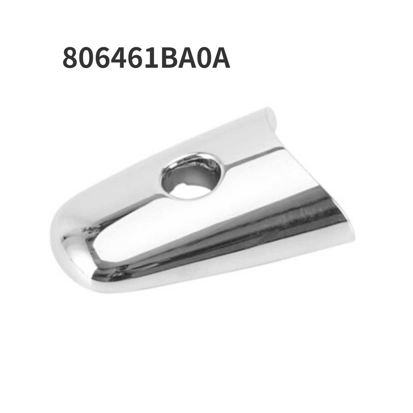 Left Driver Door Handle Key Bezel Cover Trims Chrome for Infiniti FX35