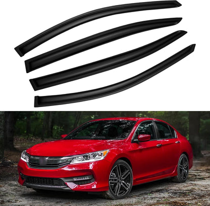 For 2009-2012 8TH Gen Honda Accord JDM Style Window Visor Vent Rain Guards