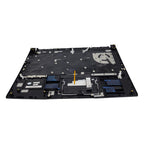 For MSI GF65 9SD 9SE 10SD MS-16W1 Palmrest Backlit Keyboard Upper Case Black US