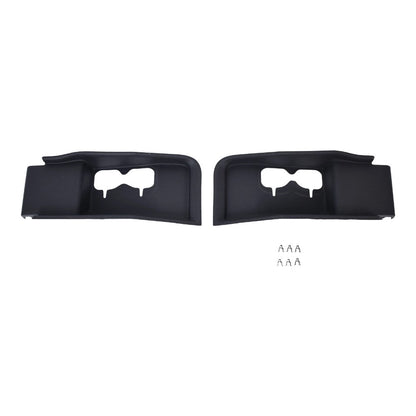 Front LH RH Plastic Tow Hook Bezel 2Pcs for Ford F 350 Super Duty 2022 Lariat