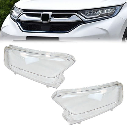 A Pair Front Headlight Lens Cover Shell For Honda CR-V 2017-2022