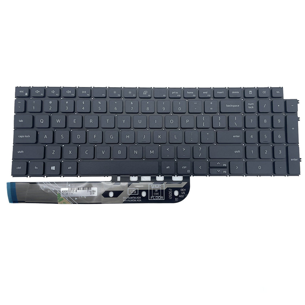 New For Dell Inspiron 3515 3520 3525 15Pro 5510 5515 5518 US Keyboard No-Backlit